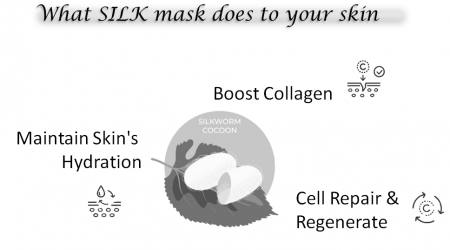 BIOCROWN'S SILK INVISIBLE SHEET MASK
